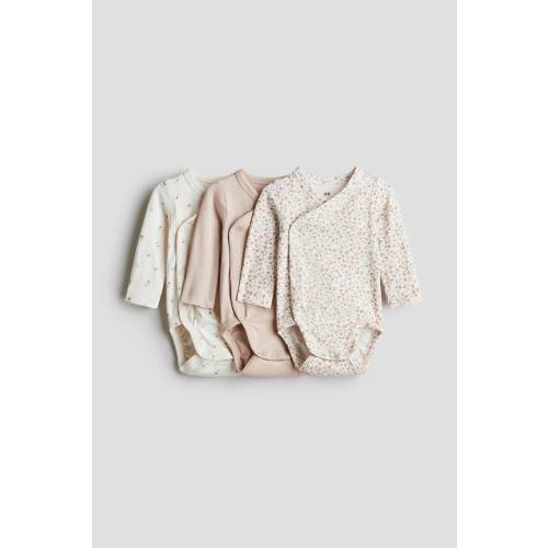 3-PACK WRAPOVER BODYSUITS