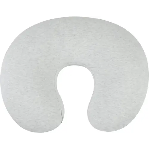 Onacosht 100% Organic Cotton Nursing Pillow Cover Soft Breathable Jersey Feeding Pillow Slipcover Fits Standard Infant Nursing Pillow or Positioner for Baby Boy and Girl, Grey Heather