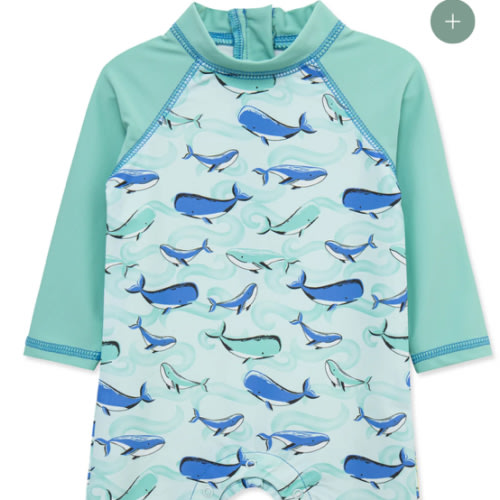 Whale 1-Piece Rashguard Suit