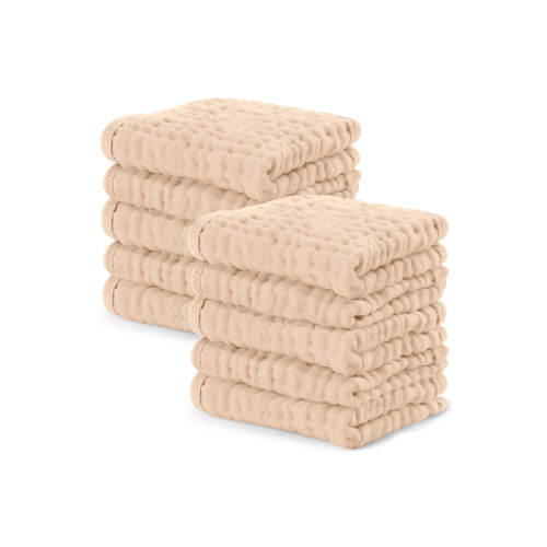 Muslin Washcloths - Pack of 10