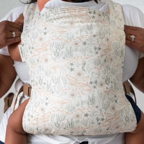 Cove Lark Baby Carrier - Soft Blue Soft Structured Carrier | hope&plum
