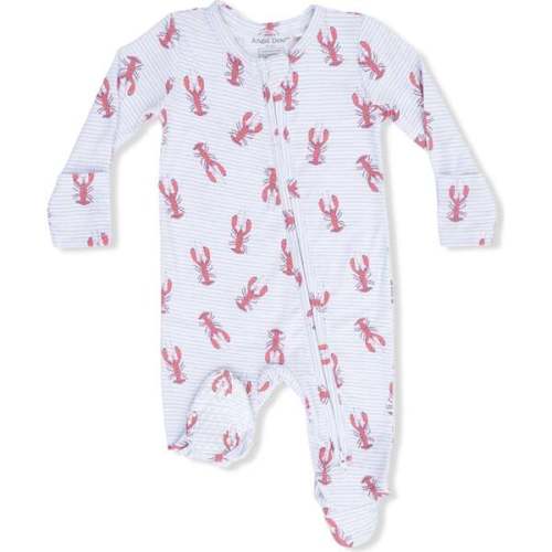 Lobsters, 2 Way Zipper Footie - Angel Dear | Maisonette