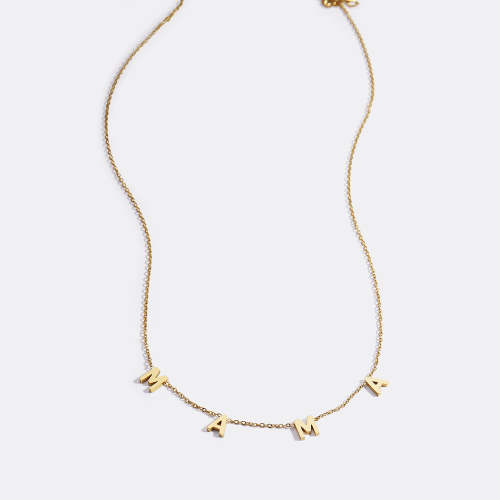 MAMA Letter Necklace - A Symbol of Empowerment | Mint & Lily