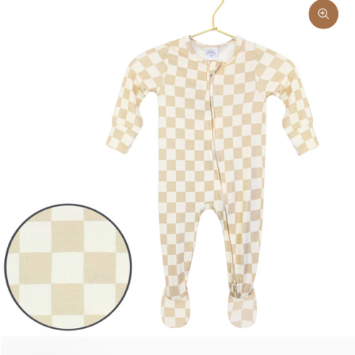 Lou Lou zipper onsie PJs- size newborn