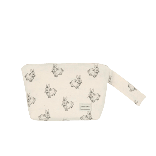 Diaper Bag Rabbit Ecru · Minicoton