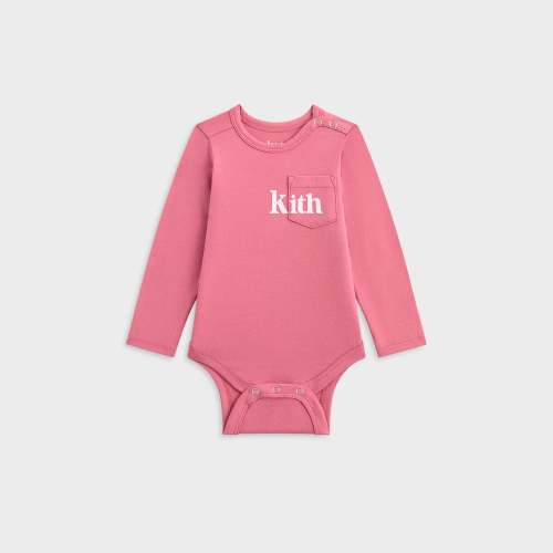 Kith Baby Long Sleeve Quinn Bodysuit - Affection