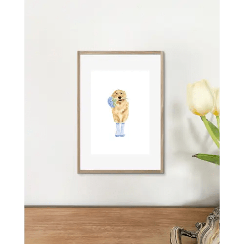 "Hydrangea Girl" print — bh