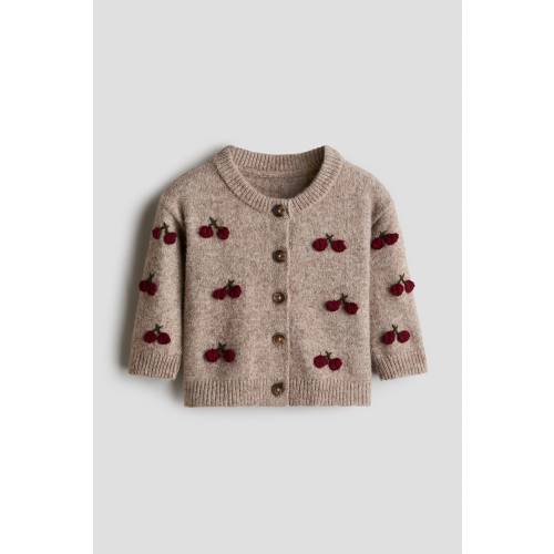 APPLIQUÉD CARDIGAN