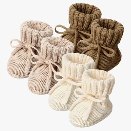 Baby Booties 0-6 Months Newborn Baby Shoes Boy Girl
