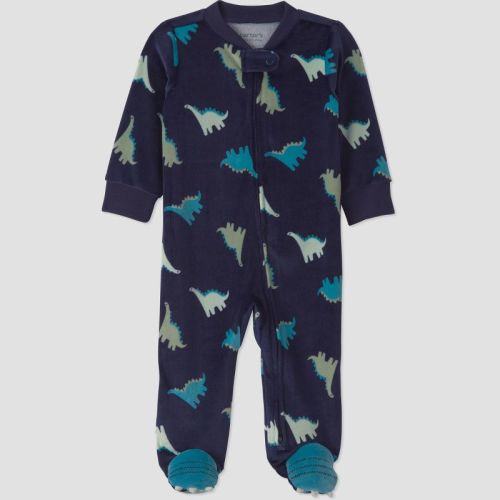 Carter's Just One You® Baby Boys' Dinosaurs Sleep N' Play - Navy Blue Newborn