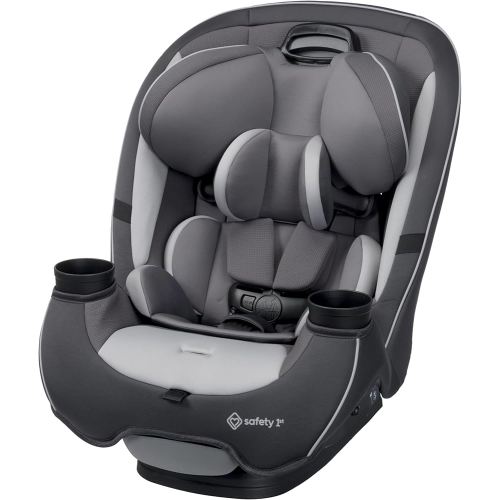 Safety 1st Grow and Go All-in-One Slim Convertible Car Seat, Rear Facing, 5-40 lbs, Forward Facing (30–65 lbs), High Back Booster Seat 40-100 pounds, Iron Frost