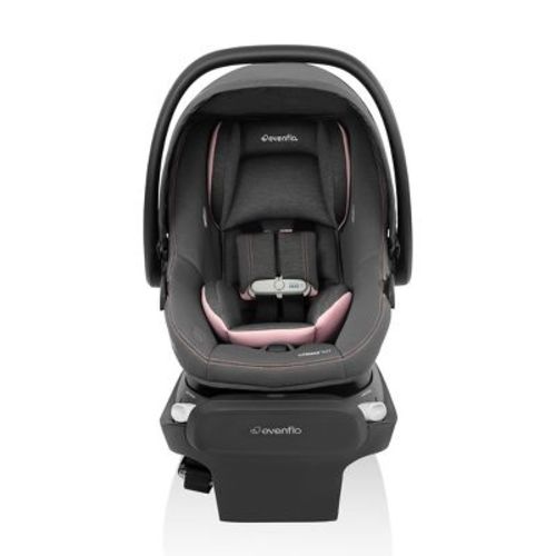 Evenflo Revolve180 LiteMax Rotating Infant Car Seat with Green & Gentle - Primrose Pink