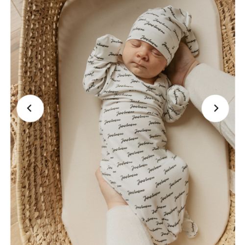 Jesus Loves Me Bamboo Gown & Matching Beanie – OUR HOUSE ABOVE