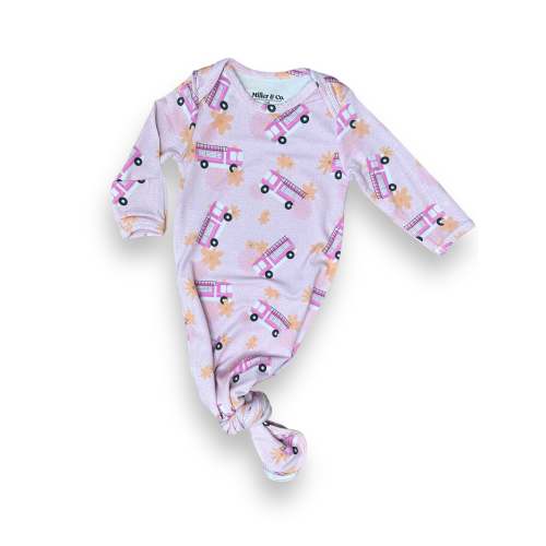 Knotted Gowns, Pink Fire Trucks