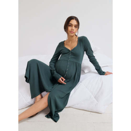 The Softest Rib Nursing Dress