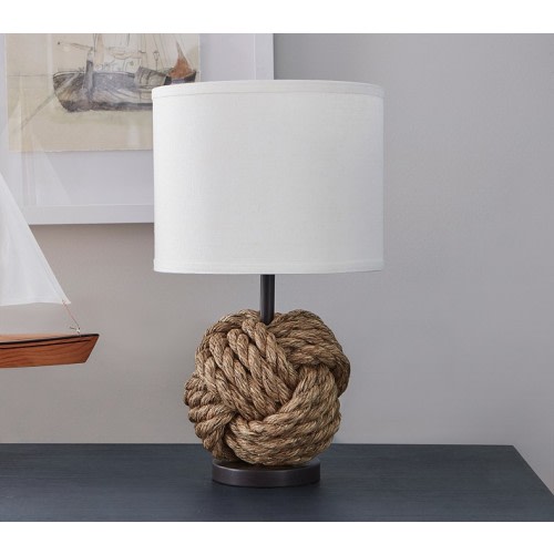 Rope Knot Table Lamp (16")