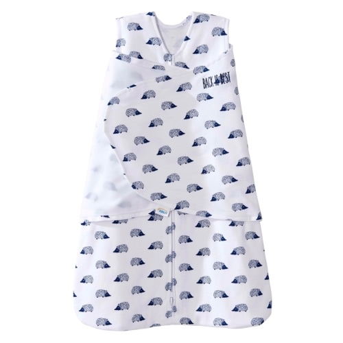 Navy Hedgehog Cotton Swaddle S | HALO