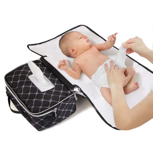 Sunveno Diaper Bag with Water-Resistant, Portable Changing Pad, 1 Count
