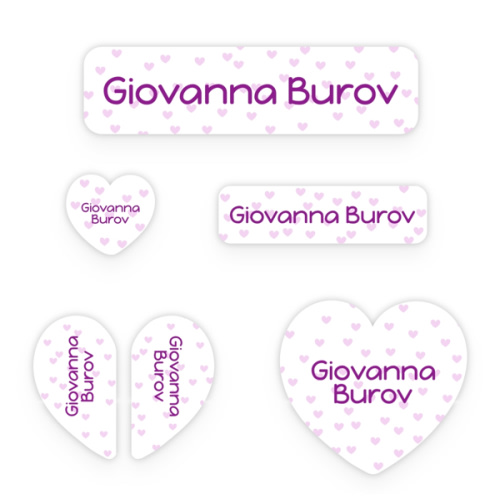 Custom Daycare Labels Pack - 97 labels
