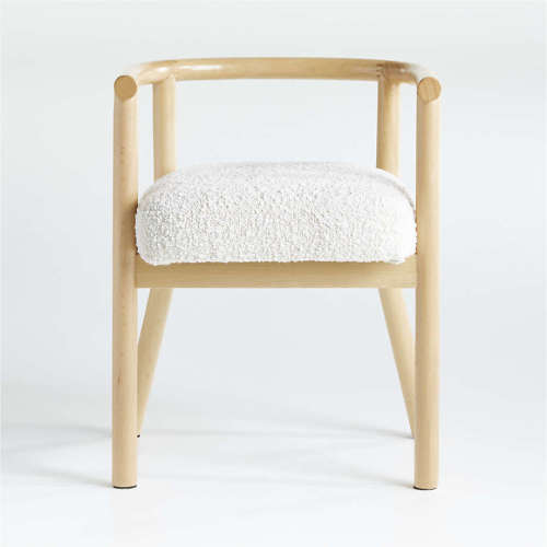 Set of 2 White Horse 21" Upholstered Play Chair