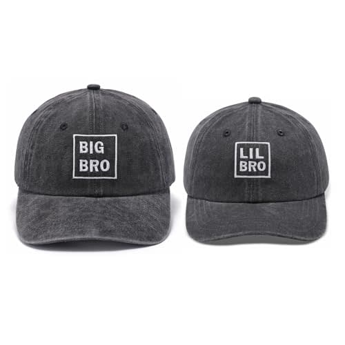 2 Packs Baseball Cap for Dad and Son Adjustable hat
