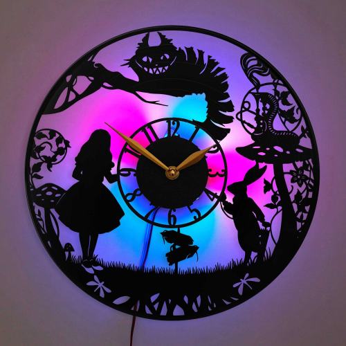 Alice In Wonderland Wall Clock, Alice In Wonderland Decor