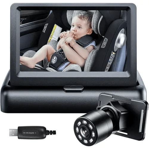 Itomoro Baby Car Camera, View Infant in Rear Facing Seat with Wide Crystal Clear View,USB Easy Install car Camera for Baby 1080P
