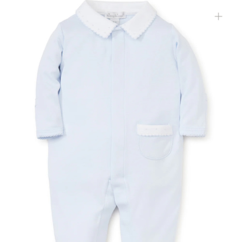 Blue Kissy New Beginnings Footie w/Collar