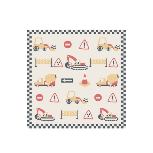 🚧 Construction Zone | 40" × 40" | PRE-ORDER • 9.09