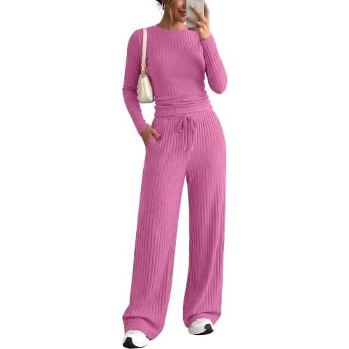 RUMIA Lounge Sets for Women Fall Outfits Sweater Cozy 2 Piece(S-2XL)