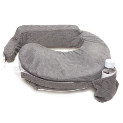 My Brest Friend® Deluxe Nursing Pillow in Evening Grey - GREY - NURSING PILLOW