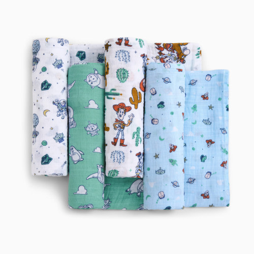 Disney Essentials Cotton Muslin Swaddles (4 Pack) - Toy Story