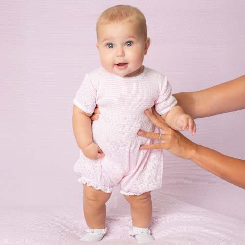 Paty Knit Ruffle Hem Bubble in Solid Colors - PatyInc