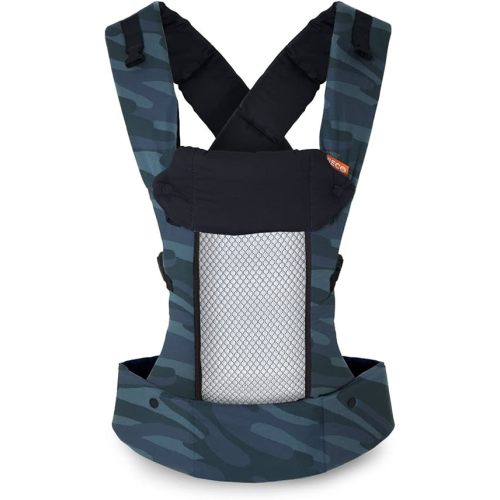 Beco 8 Baby Carrier from Newborn to Toddler (7-45lbs) - All in 1 Hybrid Front, Hip and Backpack Style Carrier with Breathable, Cooling Mesh - Camo