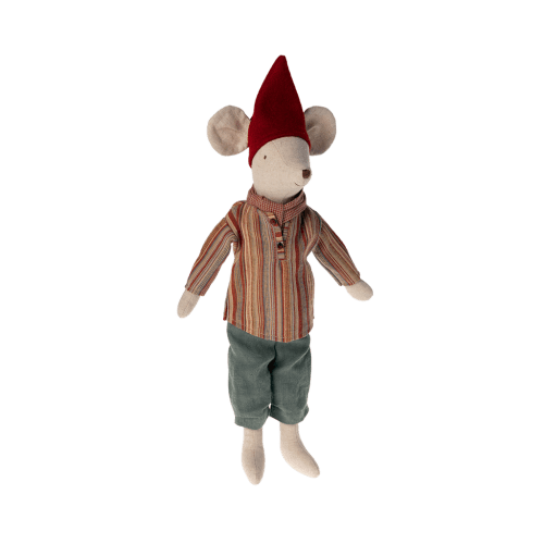 Medium Christmas Mouse, Boy - Scarf