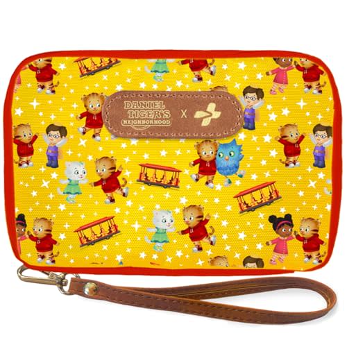 KeepGoing Daniel Tiger’s Travel First Aid Kit for Kids – 130 Pc. for Car, Home, Purse, Diaper Bag & Backpack with Latex-Free Bandages - Mini First Aid Kit Travel Size TSA-Approved