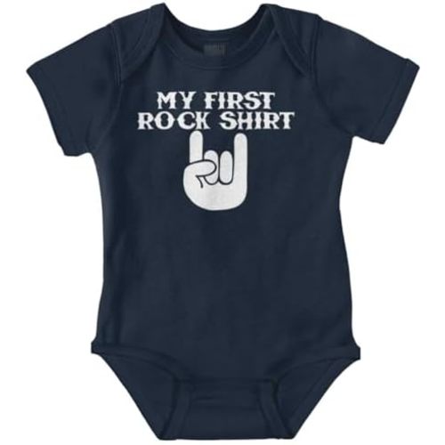 Brisco Brands My First Rock Outfit Baby Romper Boys or Girls