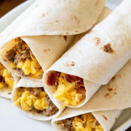 Freezer Friendly Breakfast Burritos - I Wash You Dry