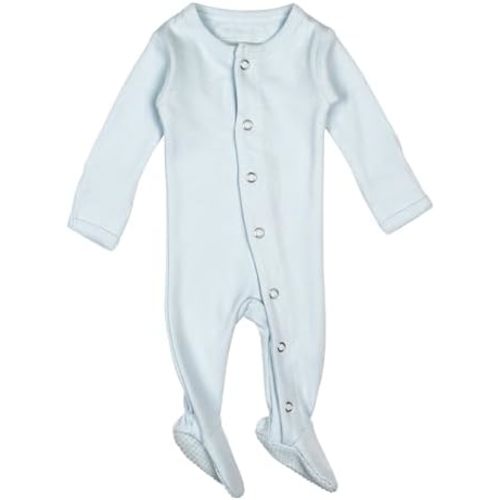 L'ovedbaby baby-girls Organic Baby Snap Footie