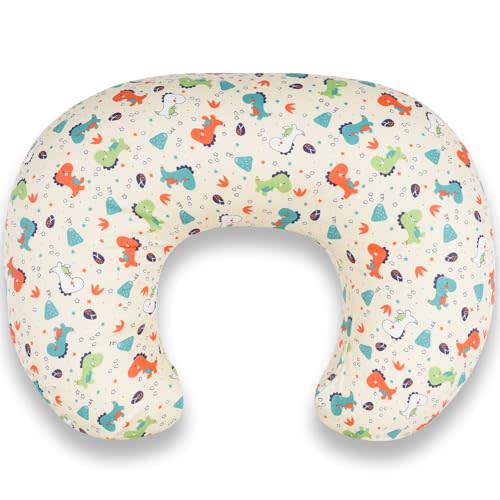 Nursing Pillow, Ergonomic C-Shape Breastfeeding Pillow for Breastfeeding & Bottle Feeding, Standard Size Breathable with Washable Cover, Hypoallergenic (0-12Months)