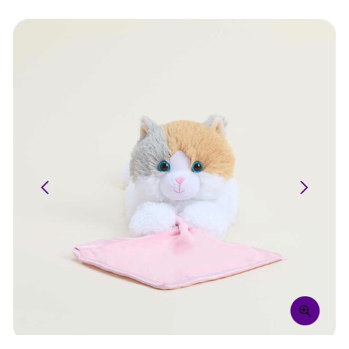 Calico Cat Security Blankie Warmies | Baby Blanket | Security Blanket for Infants