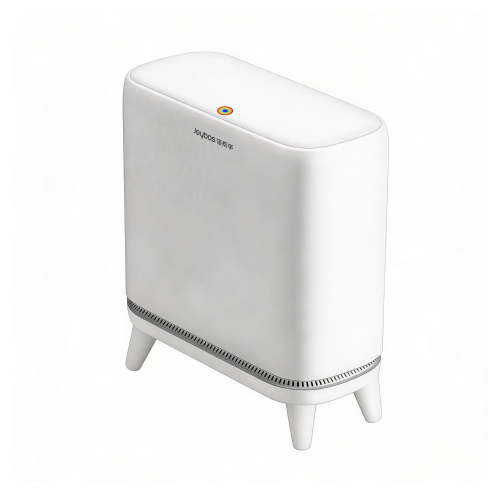 Joybos Bathroom Trash Can with Lid, High Leg Plastic Garbage Bins with Press Top Lid, Kitchen Trash Can, 3.2 Gallon