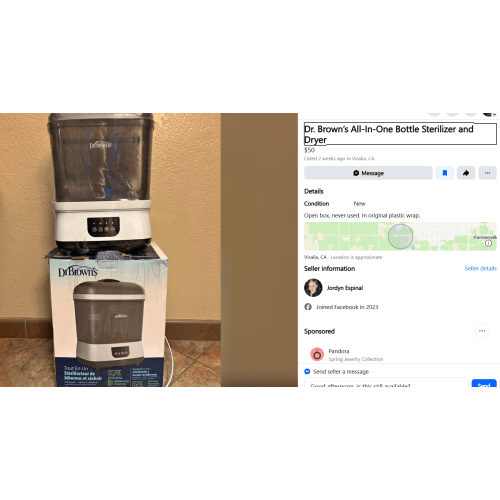 Dr. Brown’s All-In-One Bottle Sterilizer and Dryer
