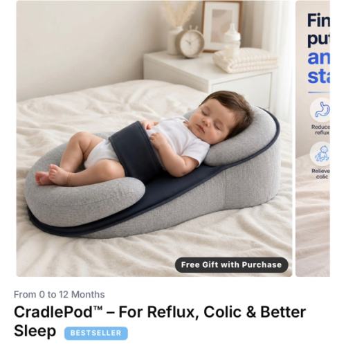 Cradlepod™ - For Reflux, Colic, Better Sleep – Livvewell
