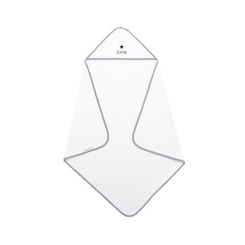 Gingham Baby Hooded Towels & washcloth set | Pottery Barn Kids