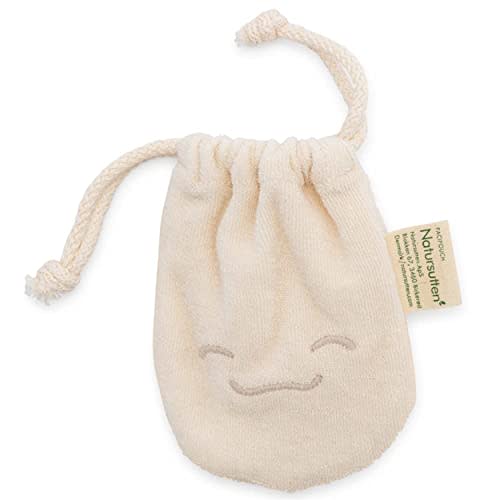 Natursutten PaciPouch - Natursutten Pacifier Storage Bag and 3.5oz Baby Bottles Cover - 100% Organic Cotton Pacifier Holder - Machine Washable