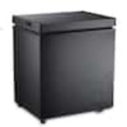 COWSAR Garage Ready 20.67 in. 1.8 cu. ft. Manual Defrost Chest Freezer with Temperature Alarm Chest Freezer in Black WSBG-D68100-BK