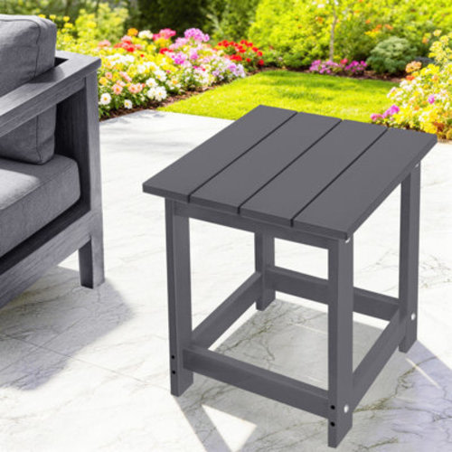 Ebern Designs Denarrius Adirondack Outdoor Side Table ,HDPE Patio Table with Easy Maintenance and Weather resistance & Reviews | Wayfair