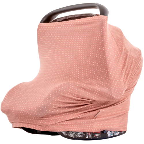 WeeSprout Car Seat Covers for Babies - Carseat Canopy Easily Slips On & Off, Fits All Baby Car Seats, Easy to View Baby, 9-in-1 Additional Uses, Ultra-Soft & Breathable Fabric