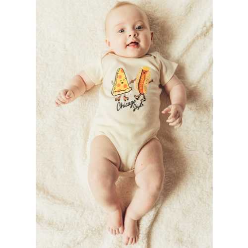 Chicago Style Onesie - Natural